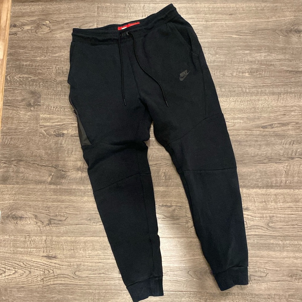 Nike Tech Sports Jogger Sweatpants Black Size S